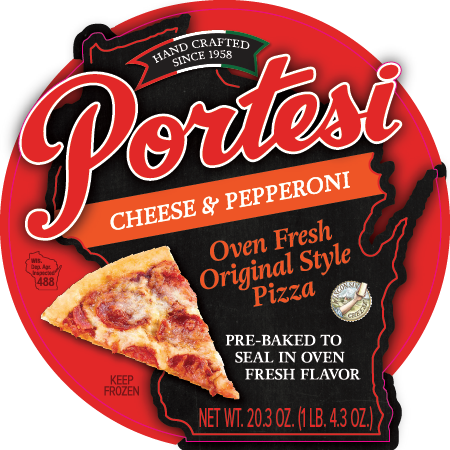 Portesi Original Style Pizza - Pepperoni & Cheese
