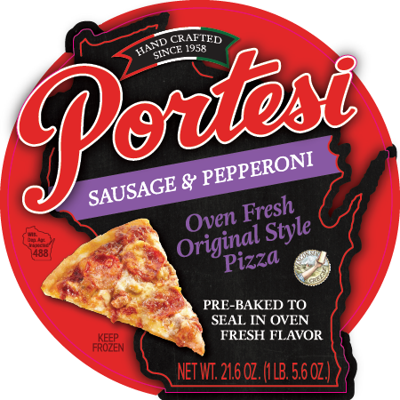Portesi Original Style Pizza - Sausage & Pepperoni