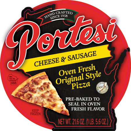 Portesi Original Style Pizza - Sausage & Cheese