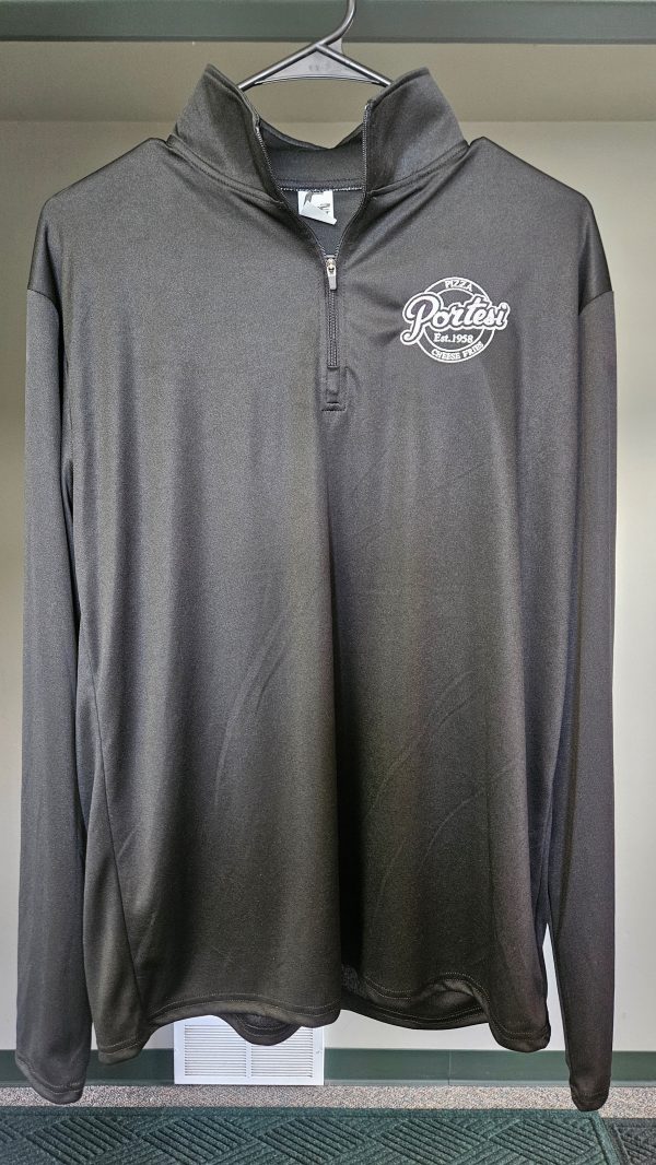 Quart Zip with logo Long Sleeve