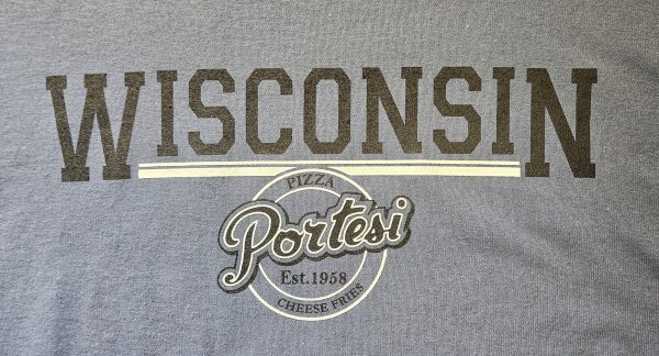 Wisconsin with logo T-shirt